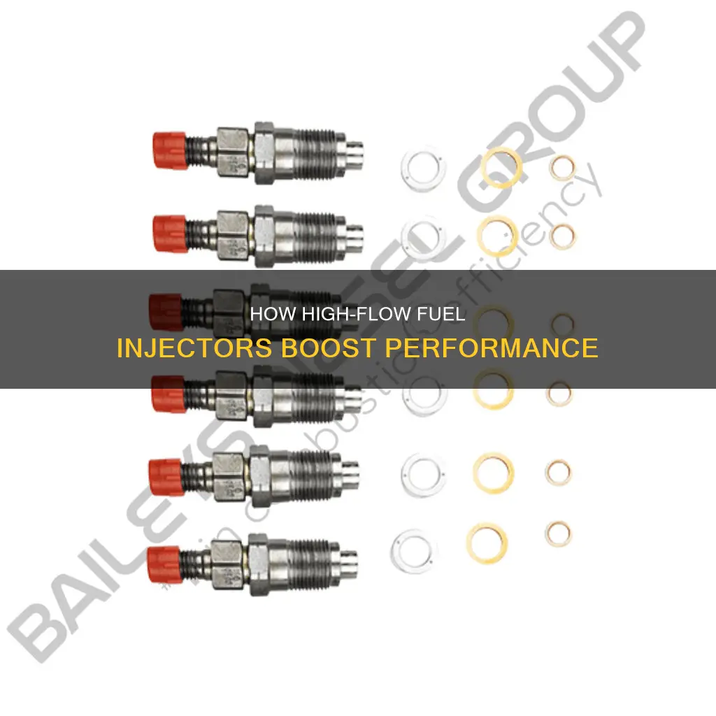 what do high flow fuel injectors do