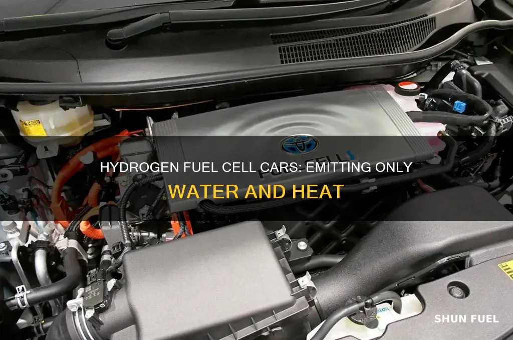 what do hydrogen fuel cell cars emit