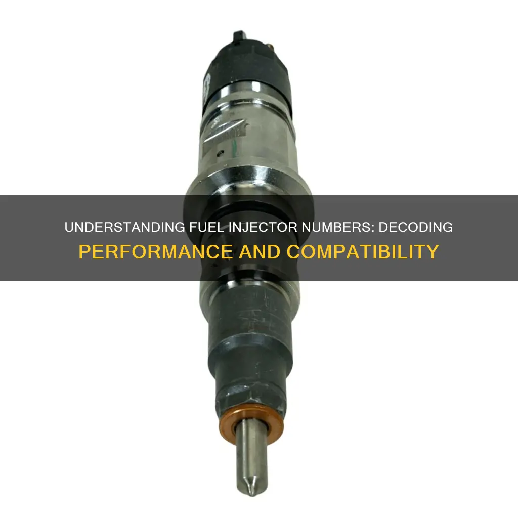 what do the numbers mean on fuel injectors