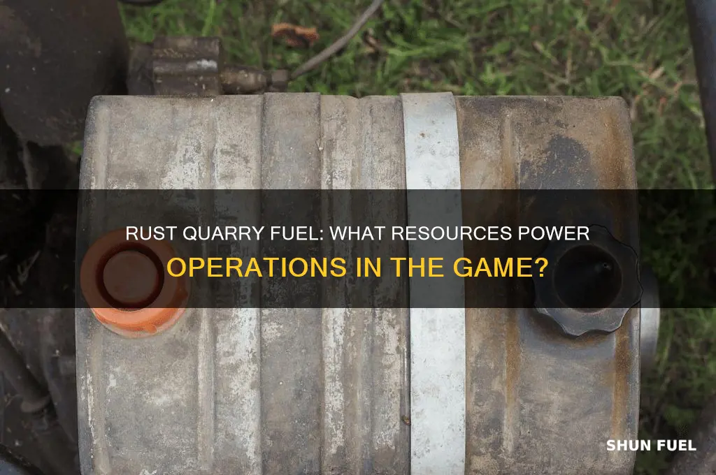 what do the quarry use as fuel rust