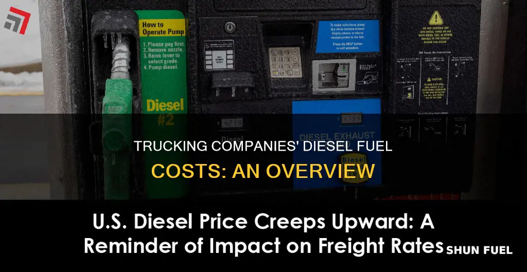 what do trucking companies pay for diesel fuel