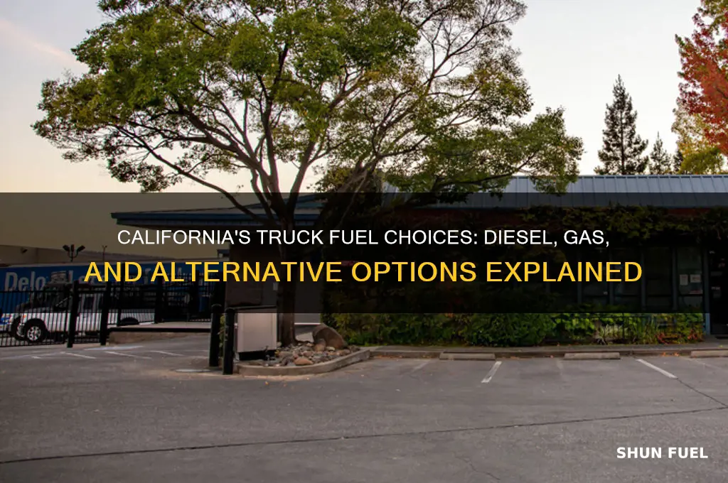 what do trucks in california use for fuel