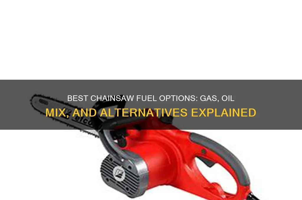 what do u use for chainsaw fuel