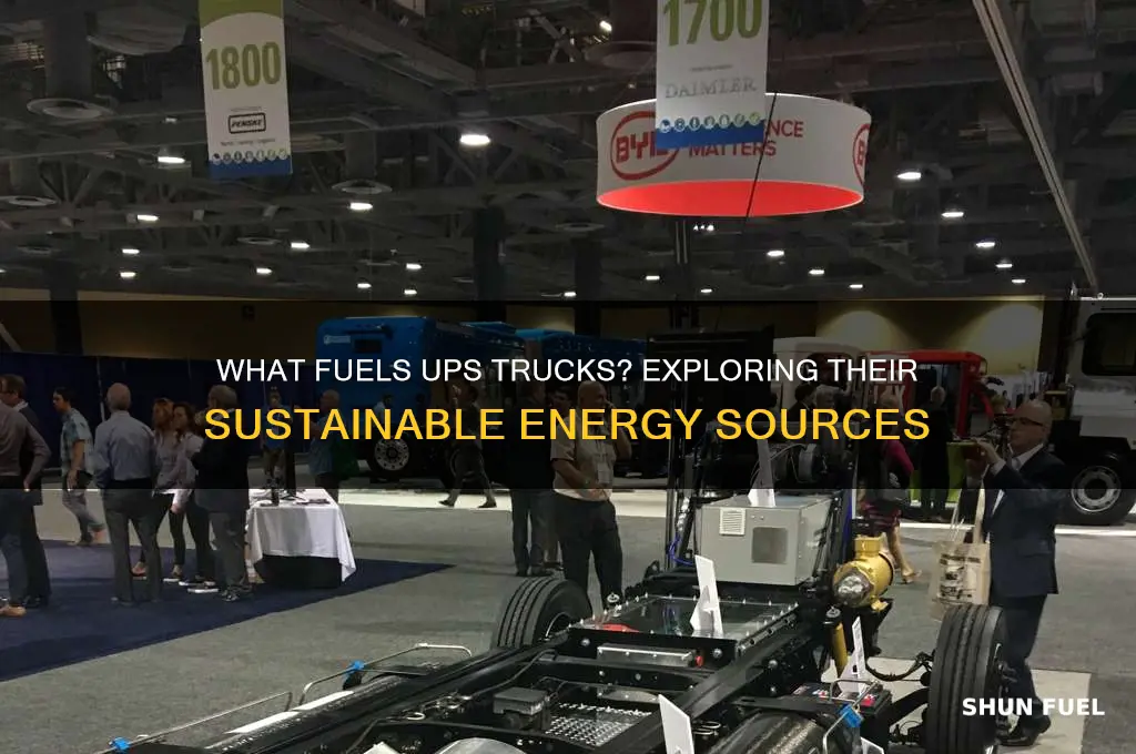 what do ups trucks use for fuel