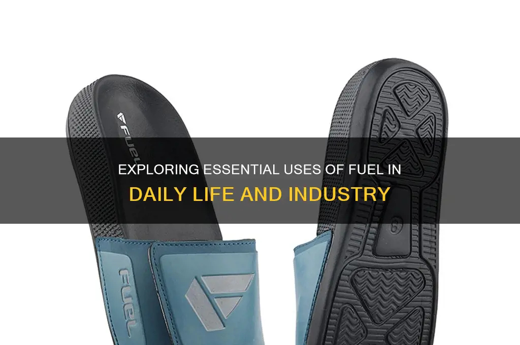 what do we use fuel for