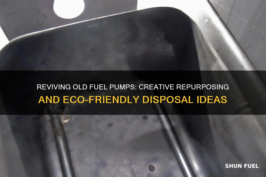 what do with an old fuel pump