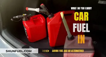 Car Fuel Storage: Safe Containers for Transporting Gasoline