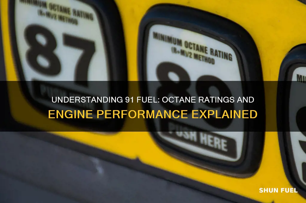 what does 91 fuel mean