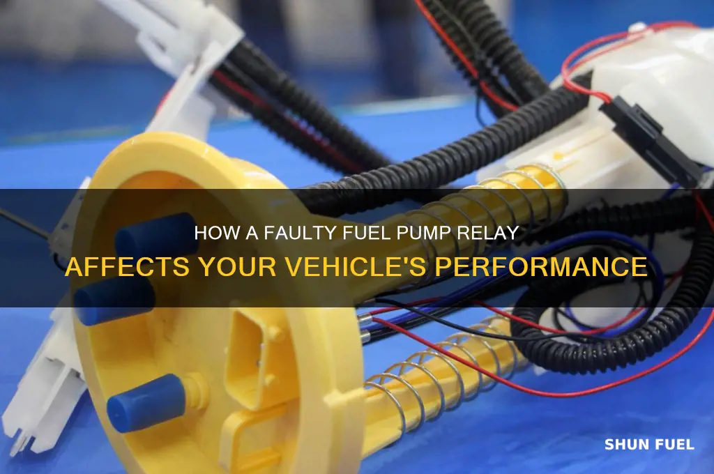 what does a bad fuel pump relay do
