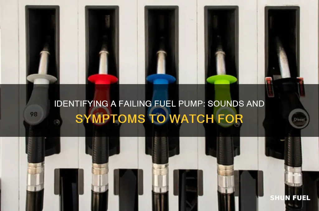 what does a broken fuel pump sound like
