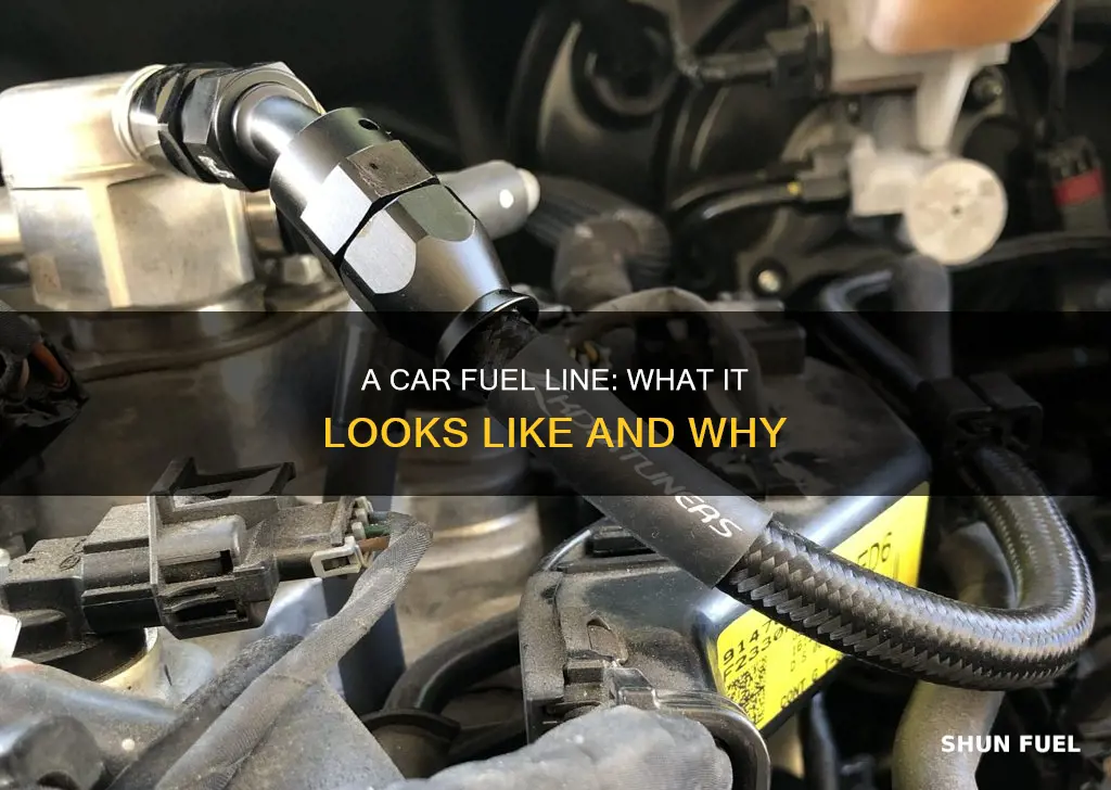 what does a car fuel line look like