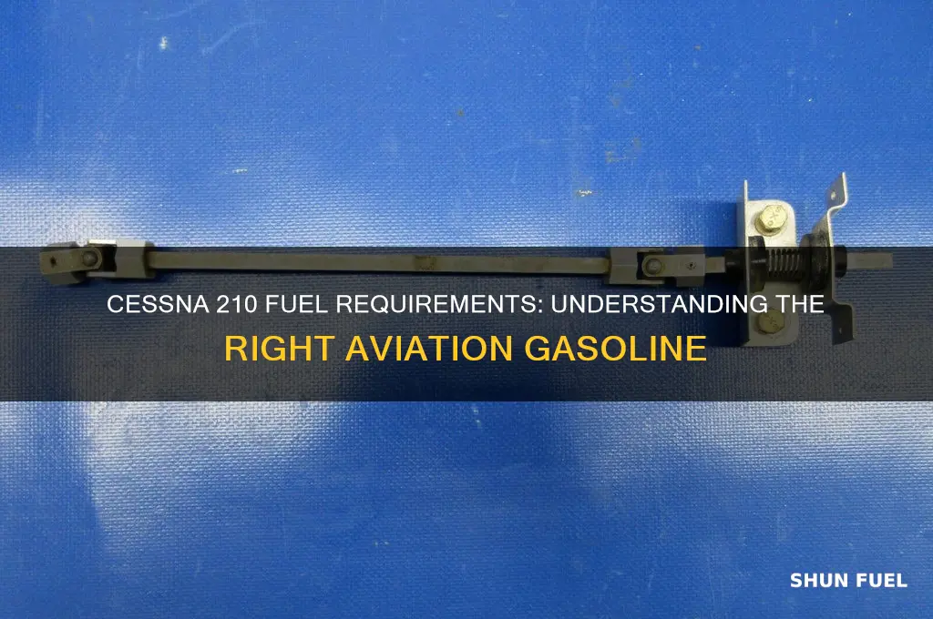 what does a cessna 210 use for fuel