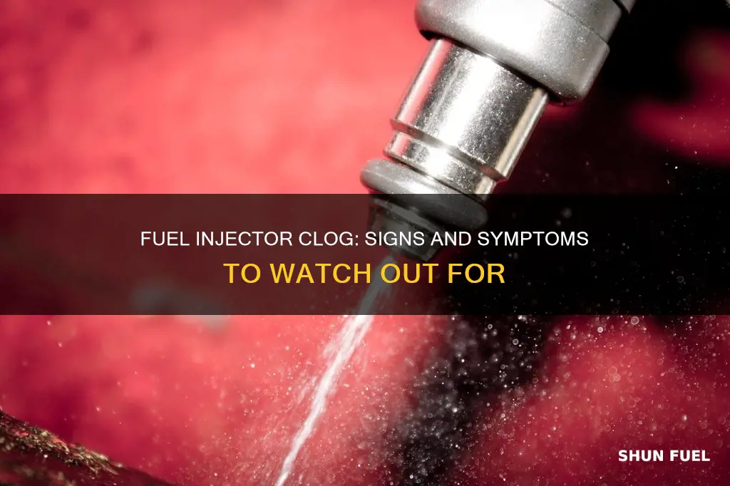 what does a clogged fuel injector act like