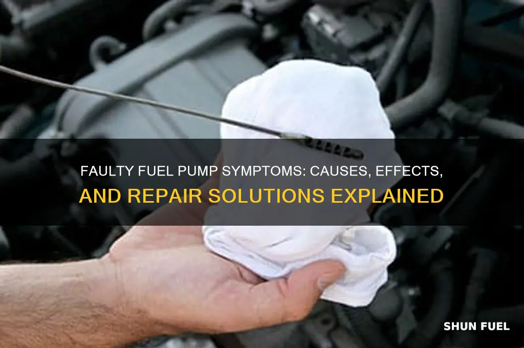 what does a faulty fuel pump do
