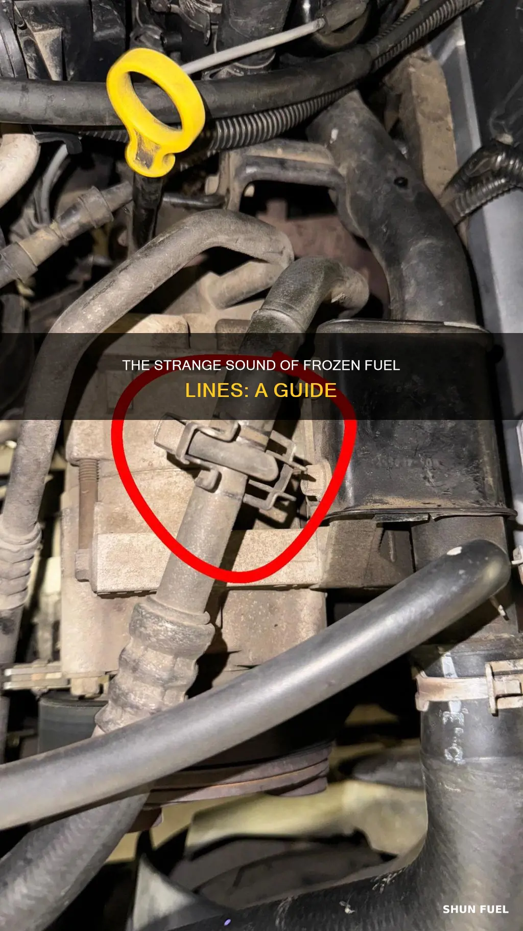 what does a frozen fuel line sound like