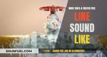 How Frozen Fuel Lines Make Strange Noises