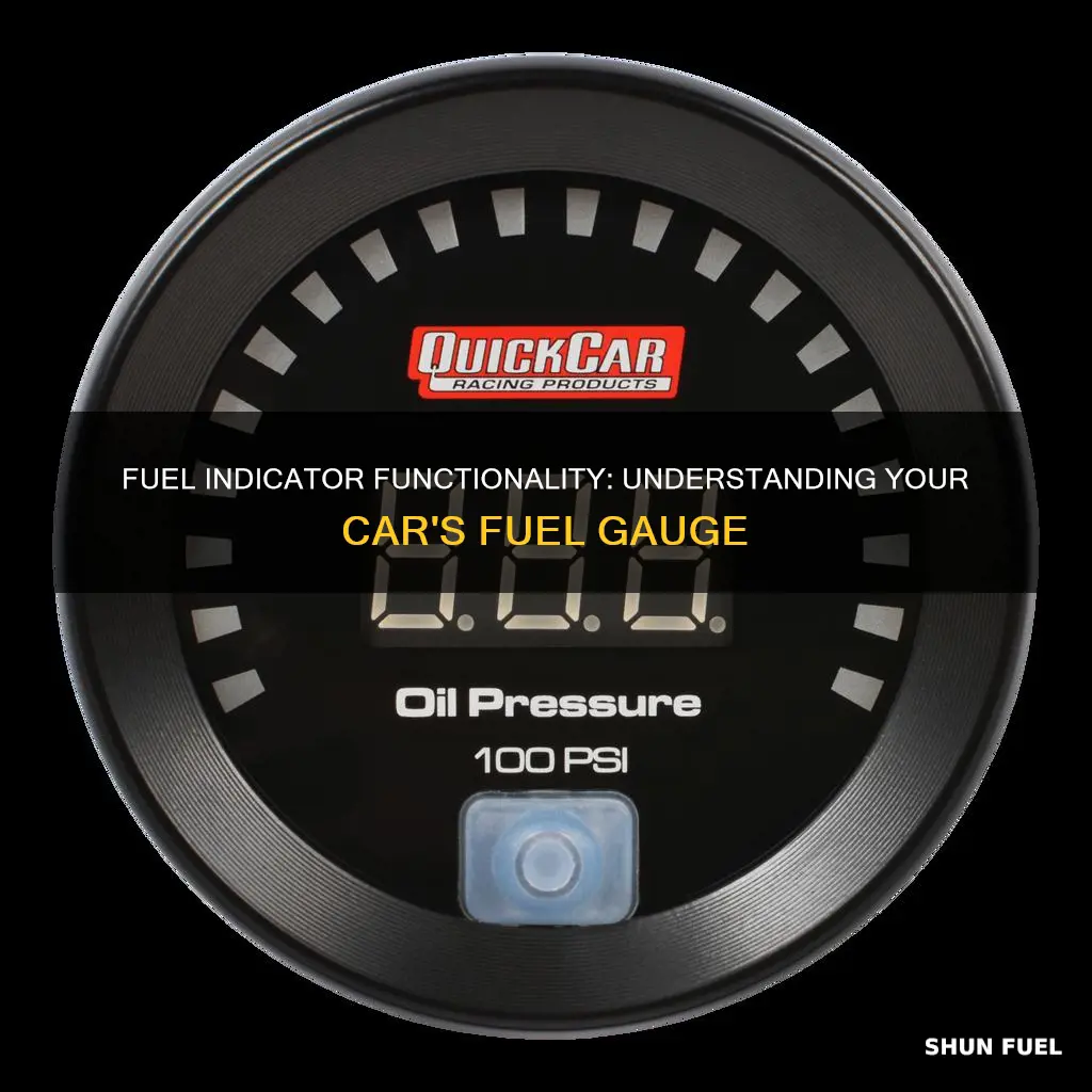what does a fuel indicatir does in a car