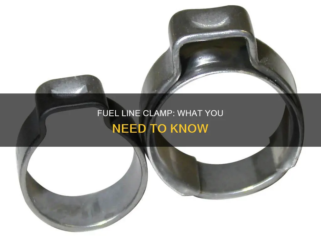 what does a fuel line clamp look like