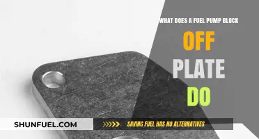 Understanding the Role of a Fuel Pump Block Off Plate