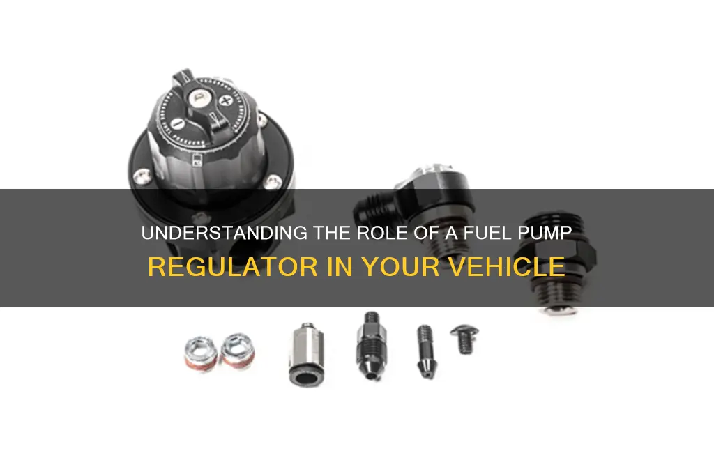 what does a fuel pump regulator do