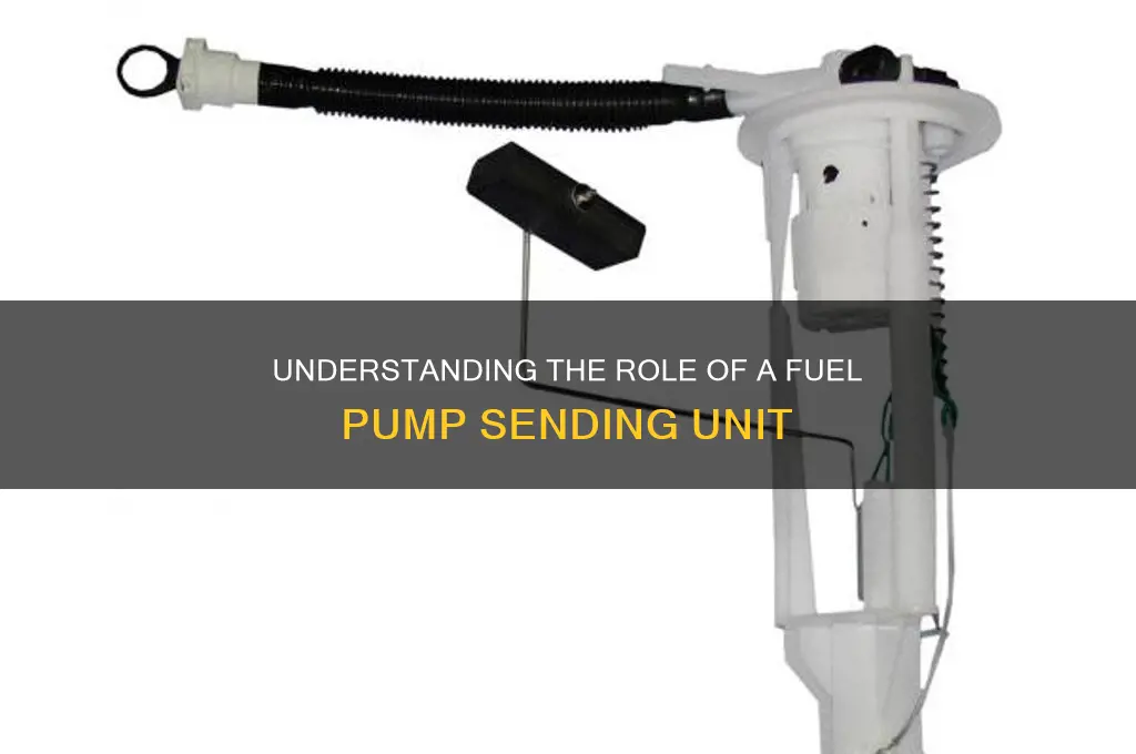 what does a fuel pump sending unit do