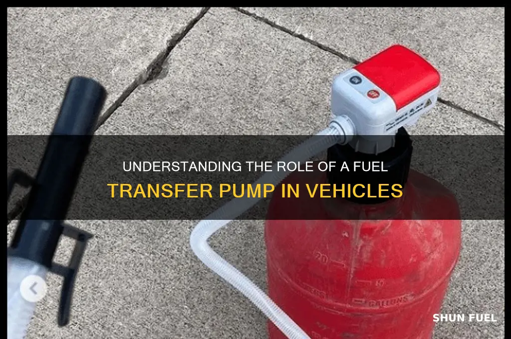 what does a fuel transfer pump do