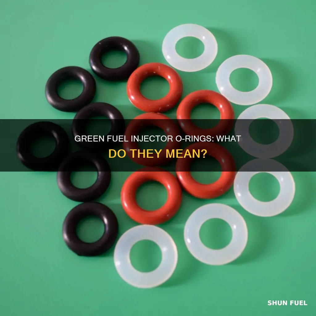 what does a green fuel injector o-ring mean
