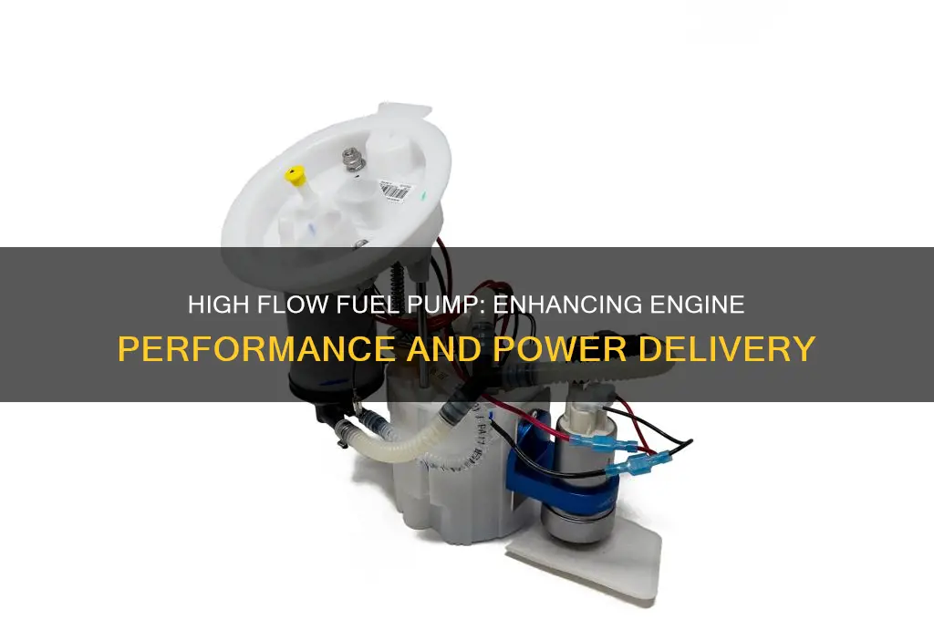 what does a high flow fuel pump do
