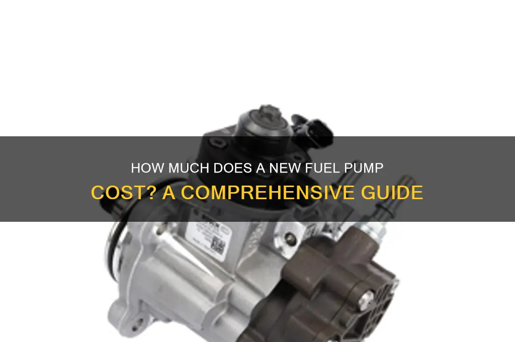 what does a new fuel pump cost