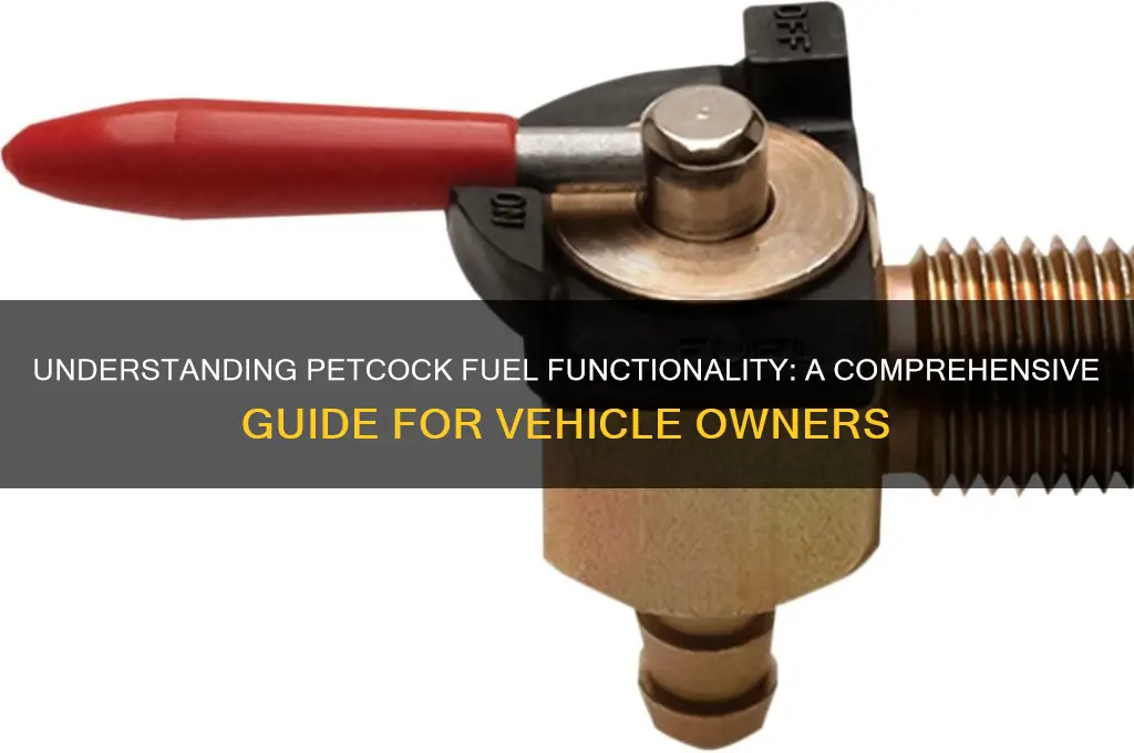 what does a petcock fuel