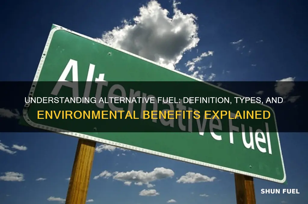 what does alternavice fuel mean