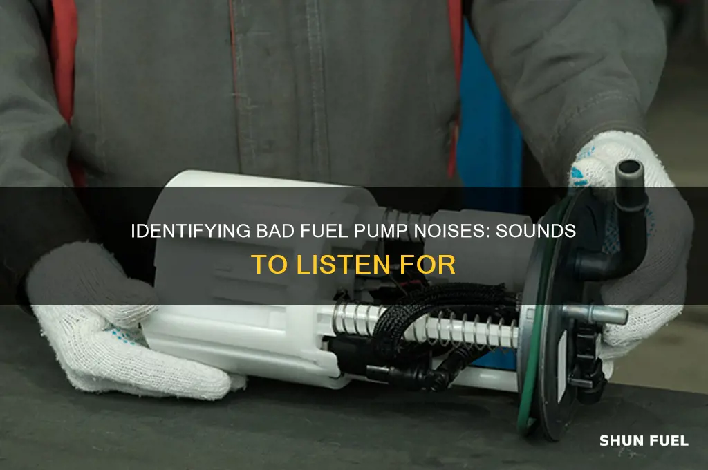 what does bad fuel pump sound like