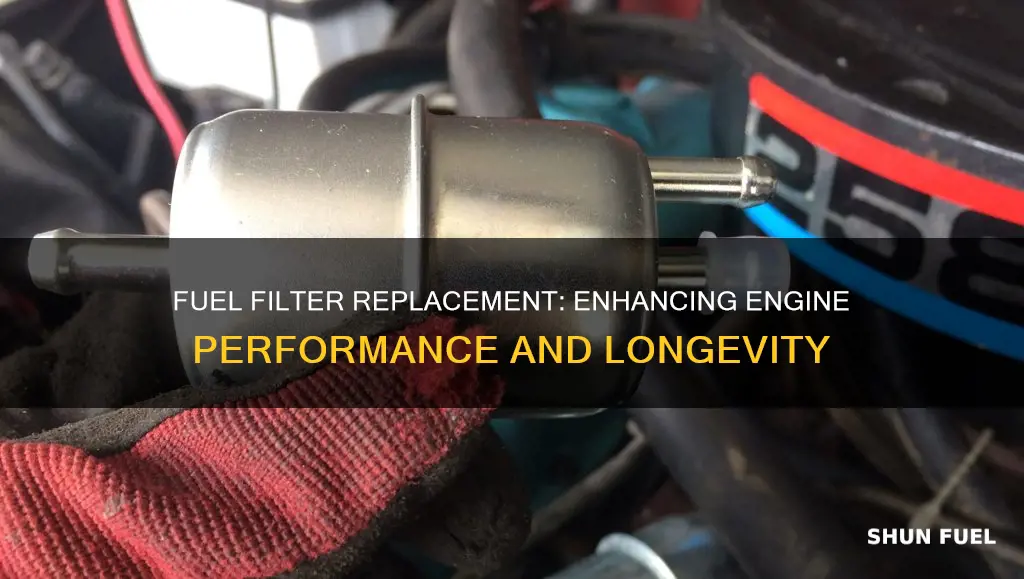 what does changing a fuel filter do