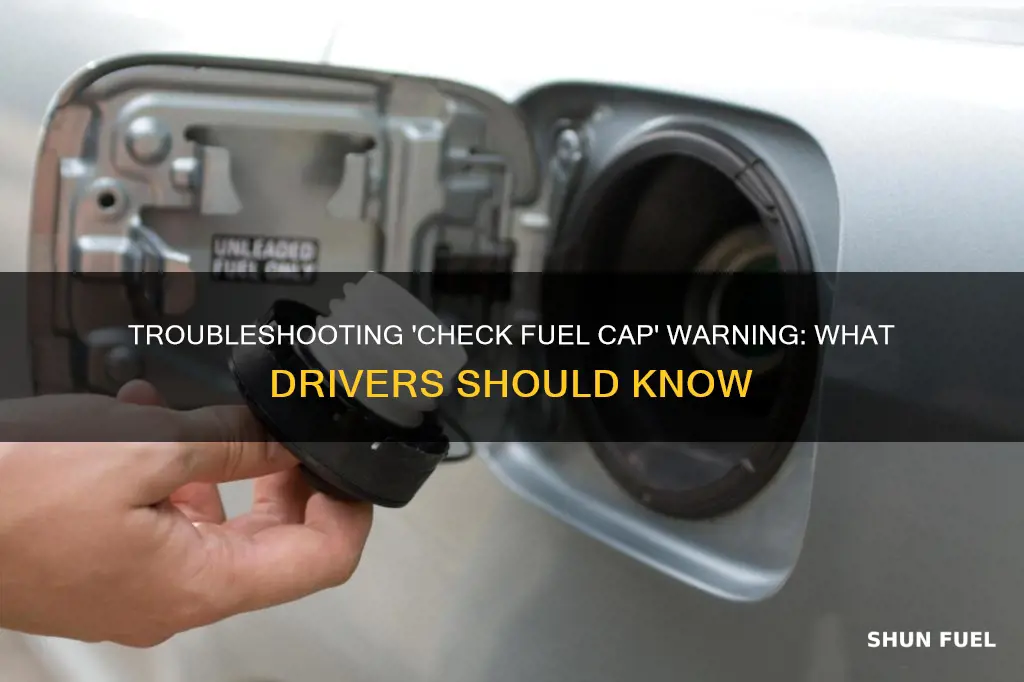 what does check fuel cap mean on a car