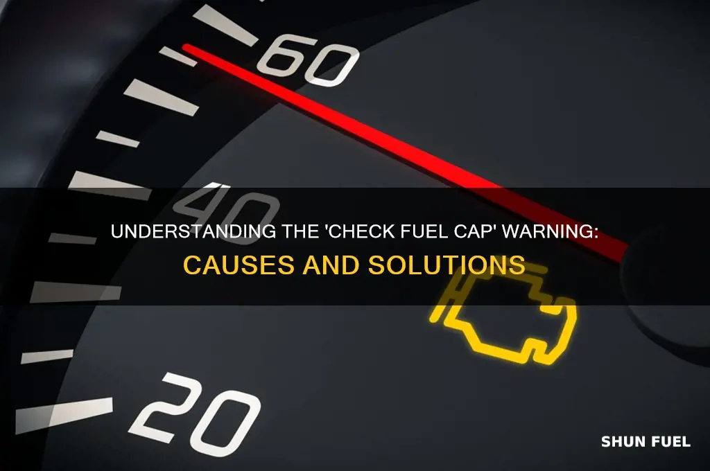 what does check fuel cap