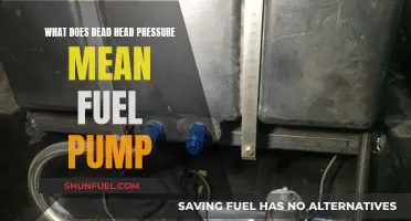 Understanding Dead Head Pressure: Fuel Pump Performance and Optimization