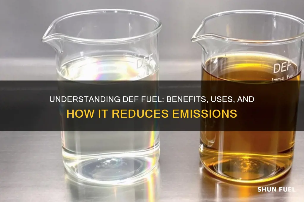 what does def fuel do