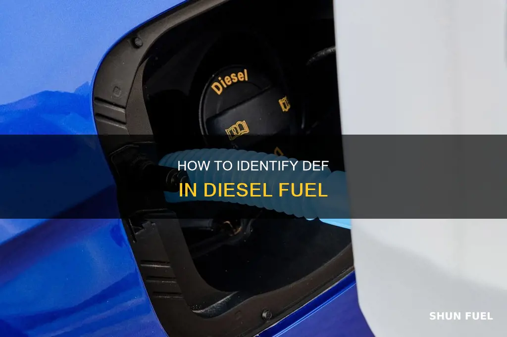 what does def in diesel fuel look like