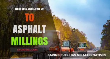 How Diesel and Asphalt Interact