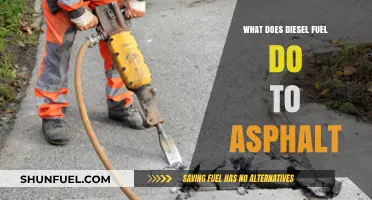 How Diesel Fuel Damages Asphalt Pavement