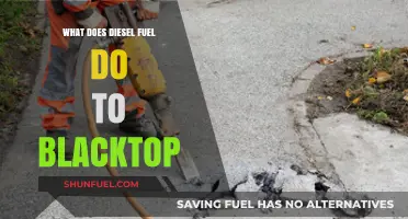 How Diesel Fuel Damages Blacktop