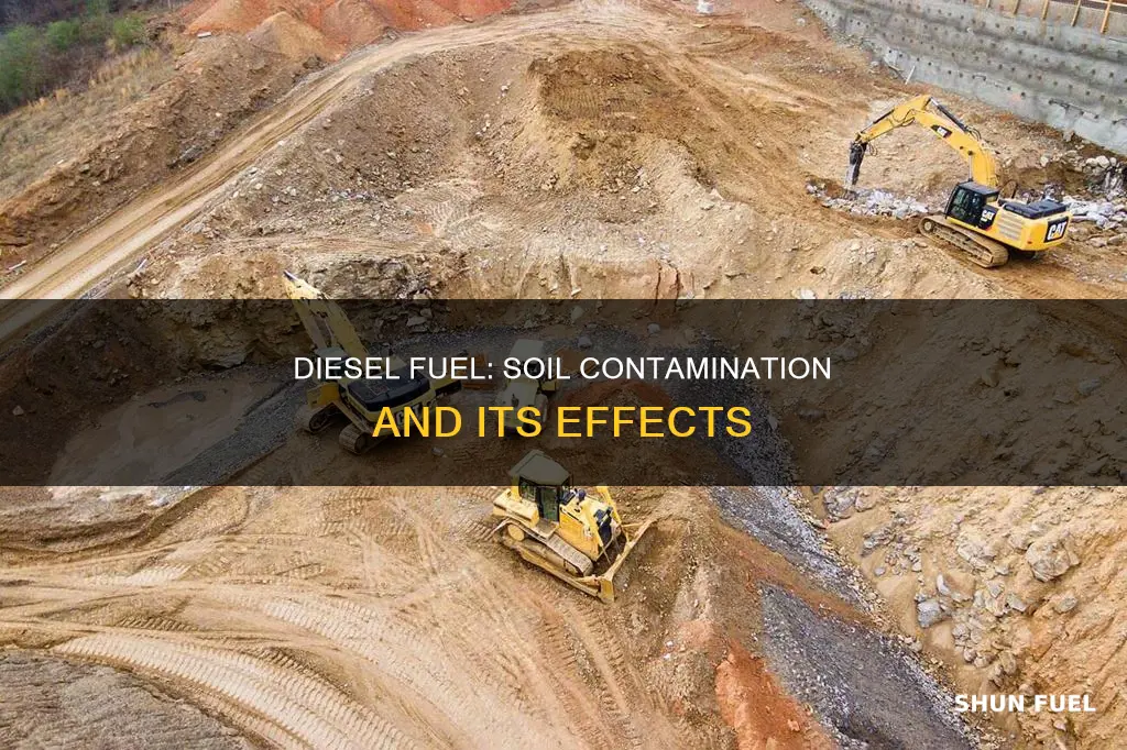 what does diesel fuel do to soil