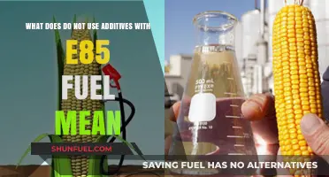 Understanding E85 Fuel: Why Additives Are Not Recommended