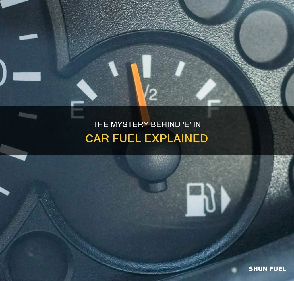 what does e mean in car fuel
