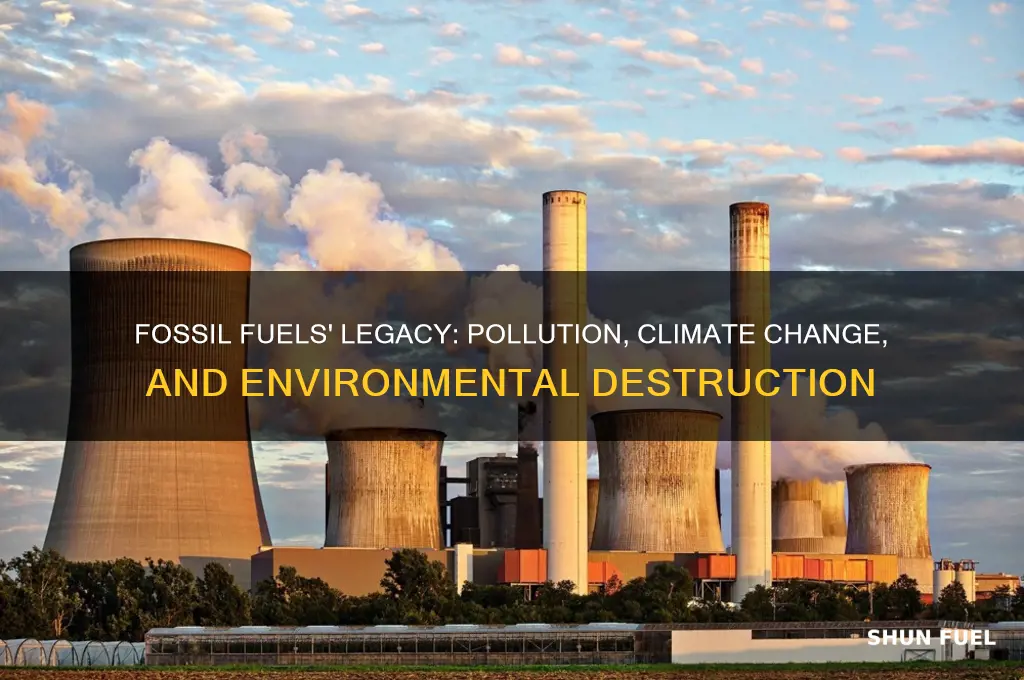 what does fossil fuels leave behind