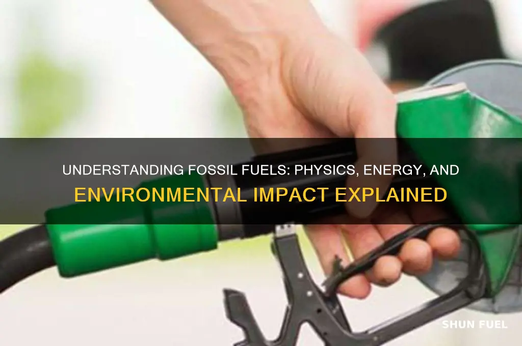 what does fossil fuels mean in physics