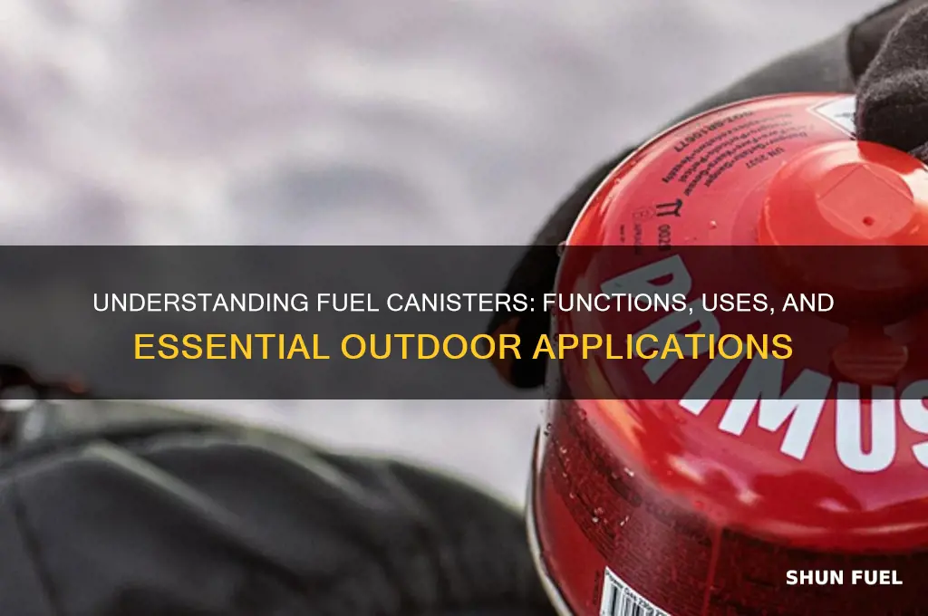 what does fuel canister do