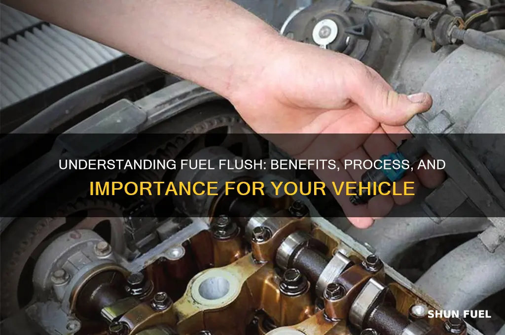 what does fuel flush mean