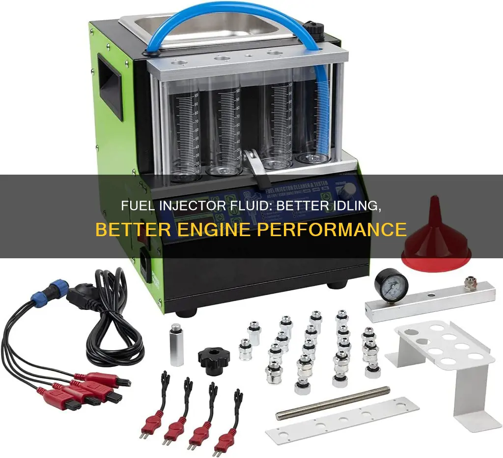 what does fuel injector fluid helps idoling