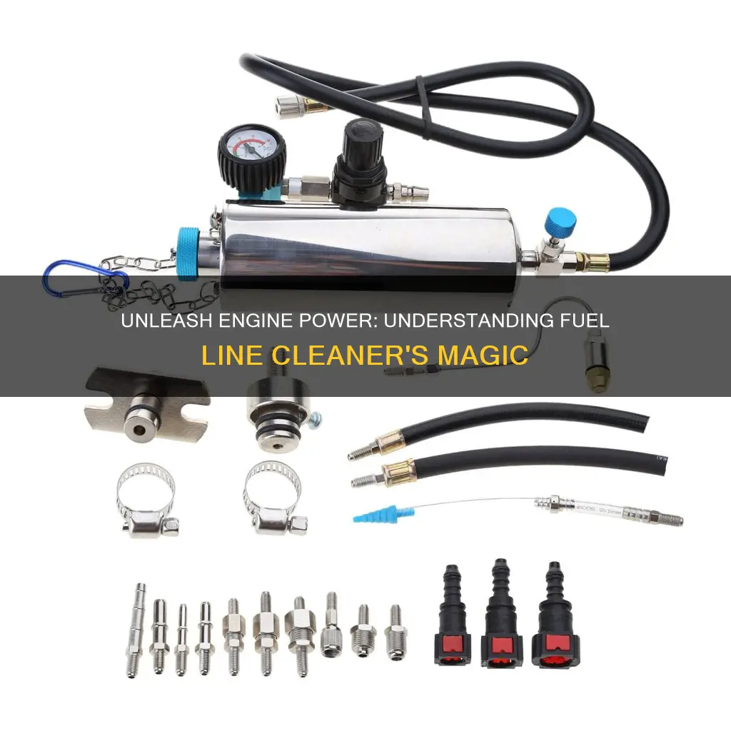 what does fuel line cleaner do